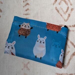 Medium Blue Porcupine Reusable Nylon Tote